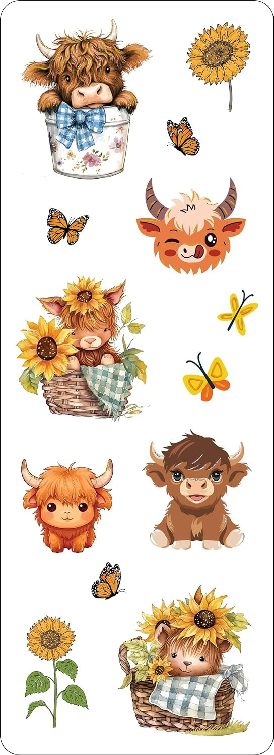 Highland Cows Stickers 80 CW-15108_5