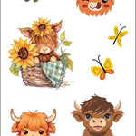 Highland Cows Stickers 80 CW-15108_5