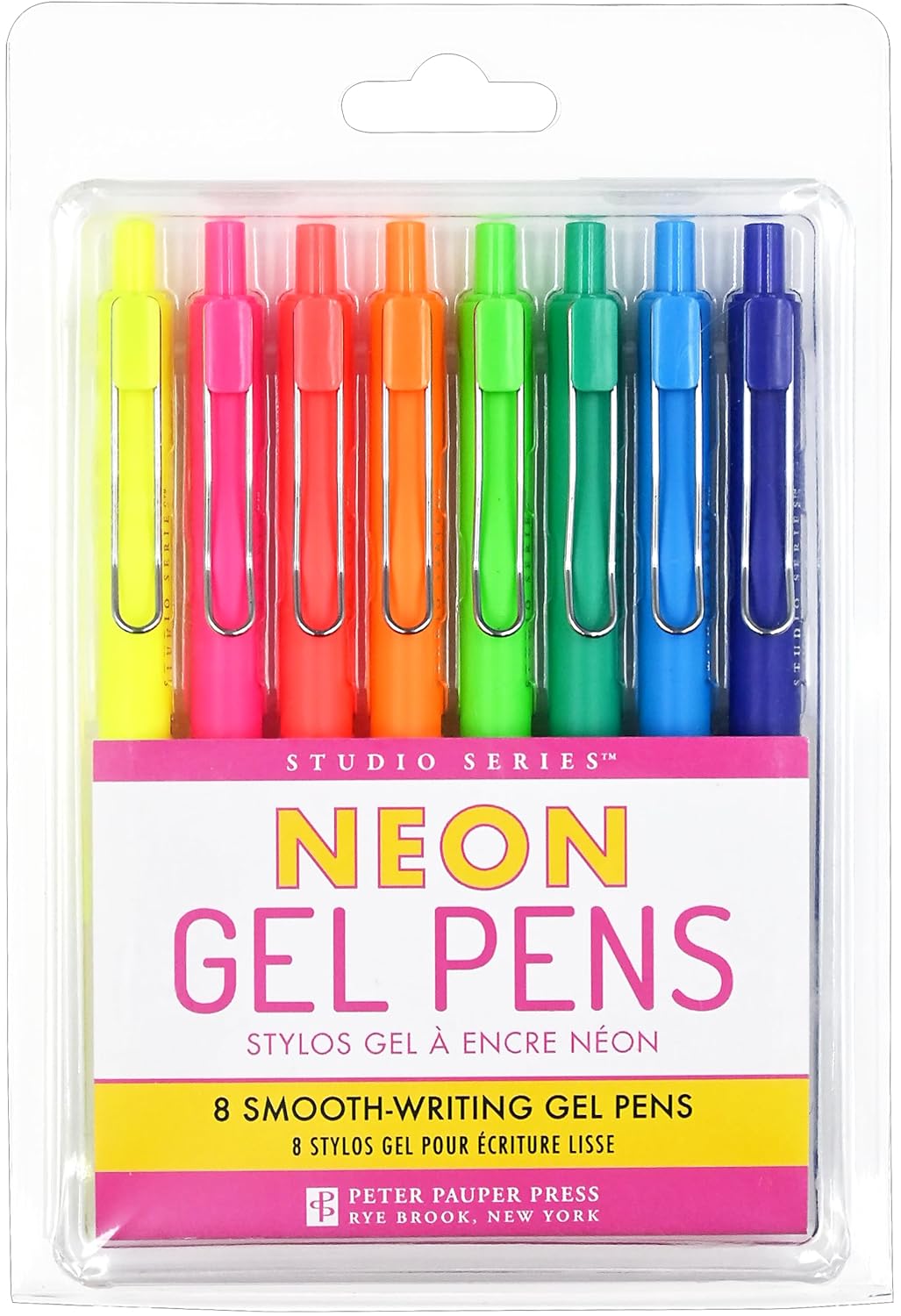 Neon Gel Pens (8) 40 CW-15149