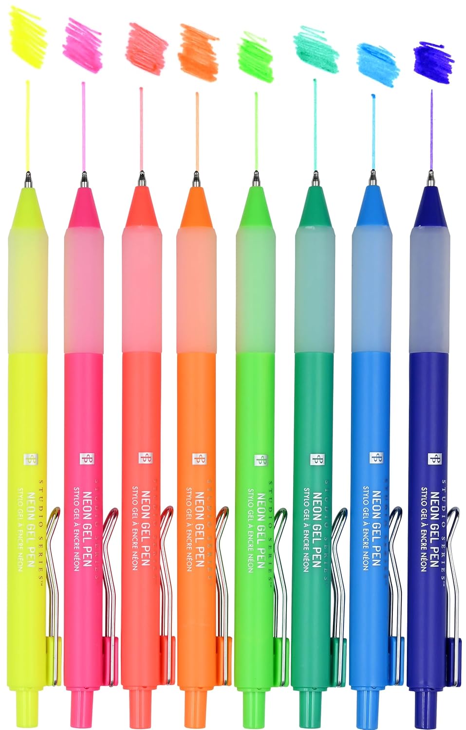 Neon Gel Pens (8) 40 CW-15149_3