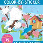 Calming Creatiions Large Print Color-By-Sticker by Peter Pauper Press 20 CW-15168