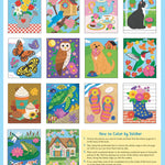 Calming Creatiions Large Print Color-By-Sticker by Peter Pauper Press 20 CW-15168_4403c50d-c241-4ebc-9ee6-e37b59699adf