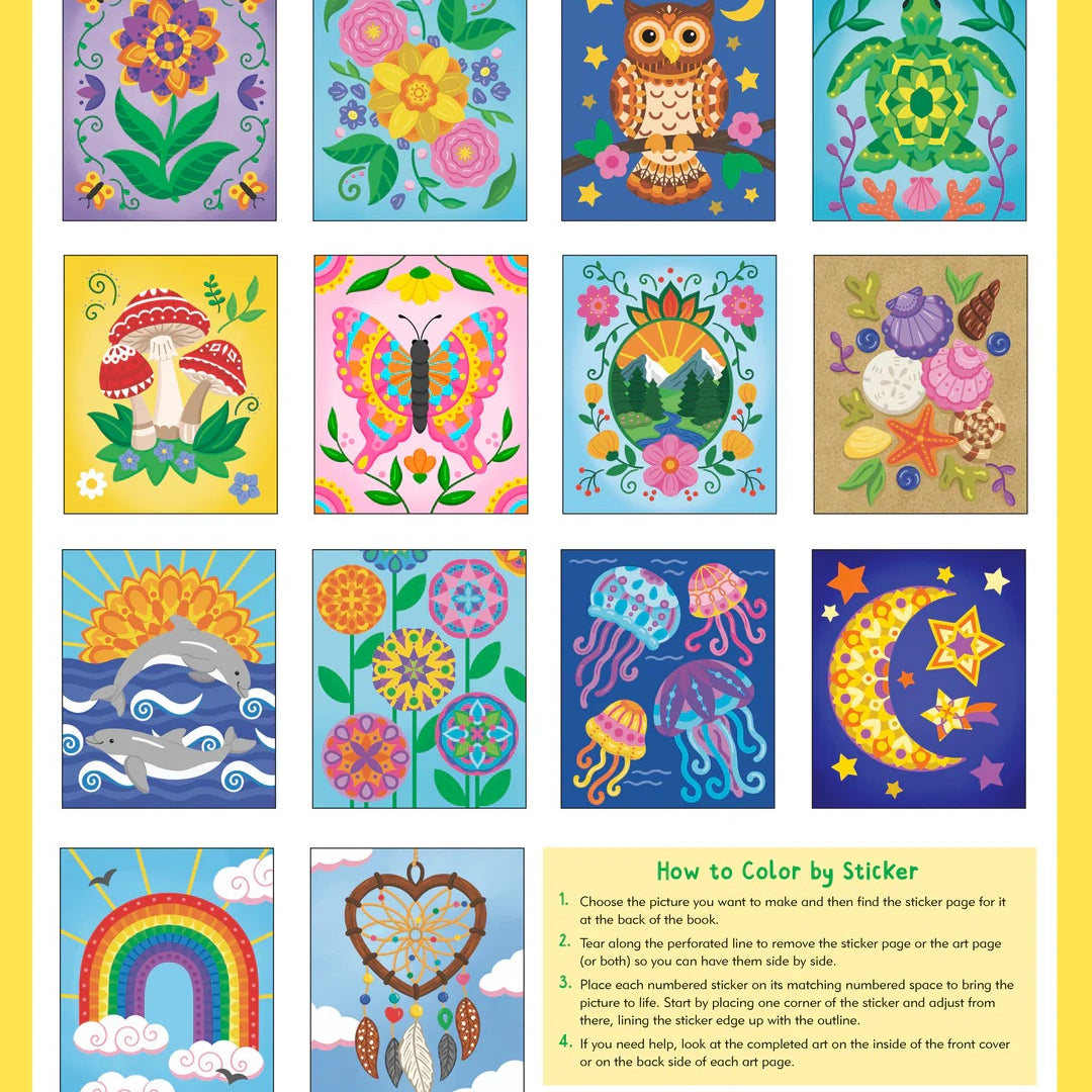 Mindfulness Large Print Color-By-Sticker by Peter Pauper Press 20 CW-15170_8a3c6b0c-eaf9-46bd-a3dc-e4f28af25fb9
