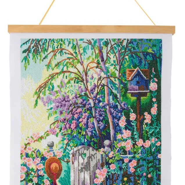GARDEN STROLL CRYSTAL ART SCROLL KIT 30 CW-15202