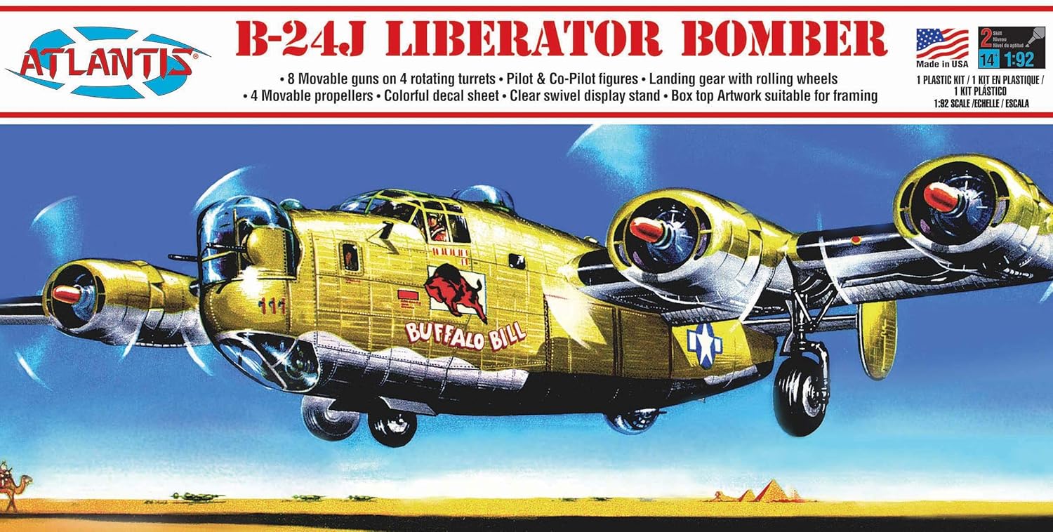 B-24J Liberator Bomber Buffalo Bill Model Kit 1/92 31 CW-15341_2dd2bf48-9315-4368-946b-da99162a33d5