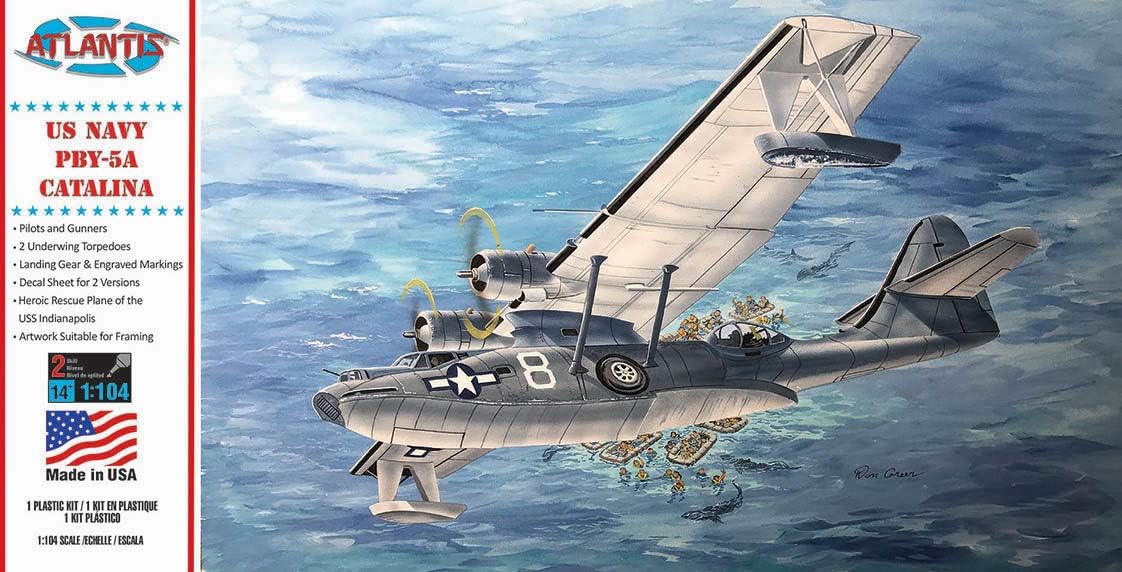Pby-5A Catalina Us Nave Seaplane Model Kit 1/104 31 CW-15344