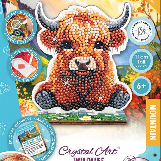 Highland Cow Crystal Art Buddy 30 CW-15364