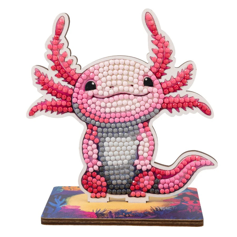 Axolotl Crystal Art Buddy 30 CW-15368