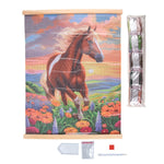 Majestic Horse Crystal Art Scroll Kit 30 CW-15373_05d0b3e8-012f-4f81-83a2-9985ee5634b1