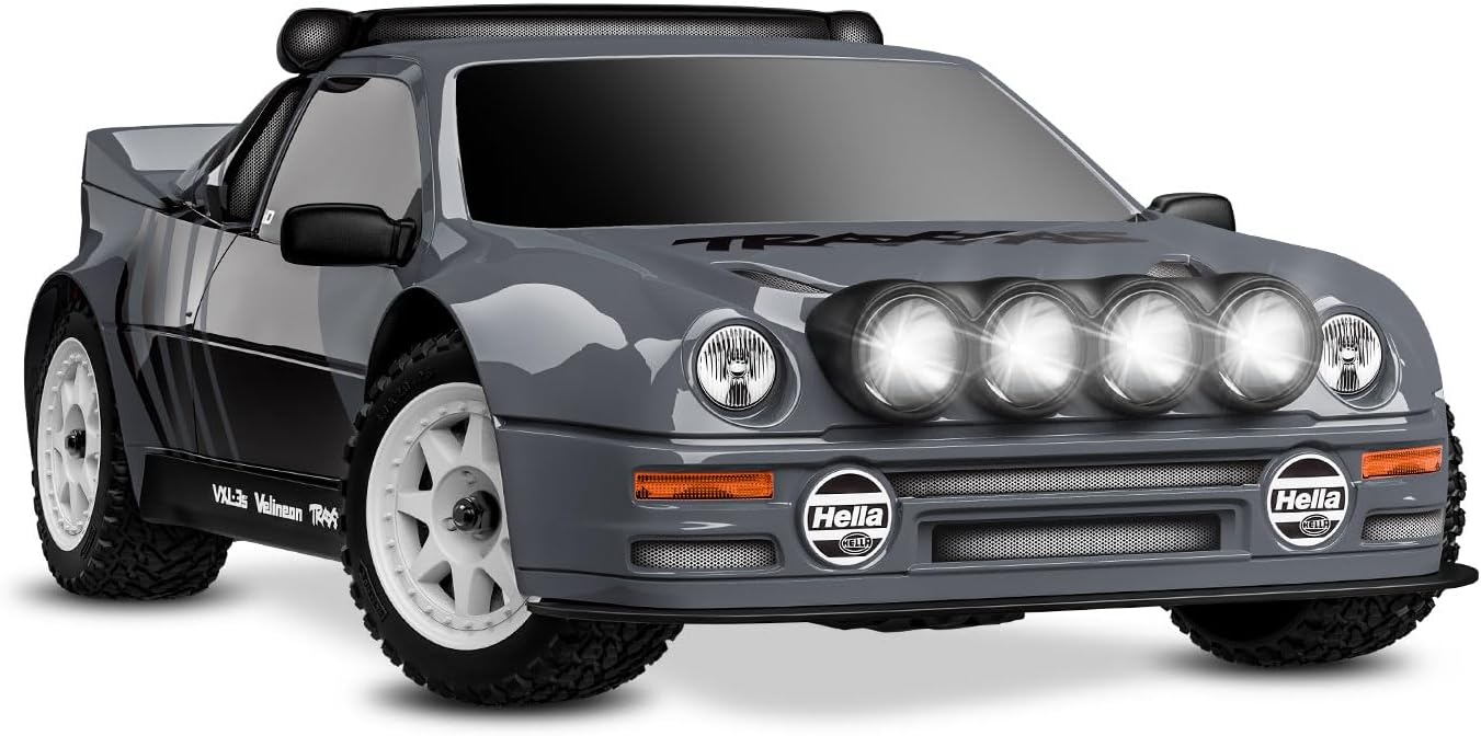 Traxxas Mini Rally VXL Ford Rs200 RC Vehicle - Gray (108046-1-GRAY) 31 CW-15442