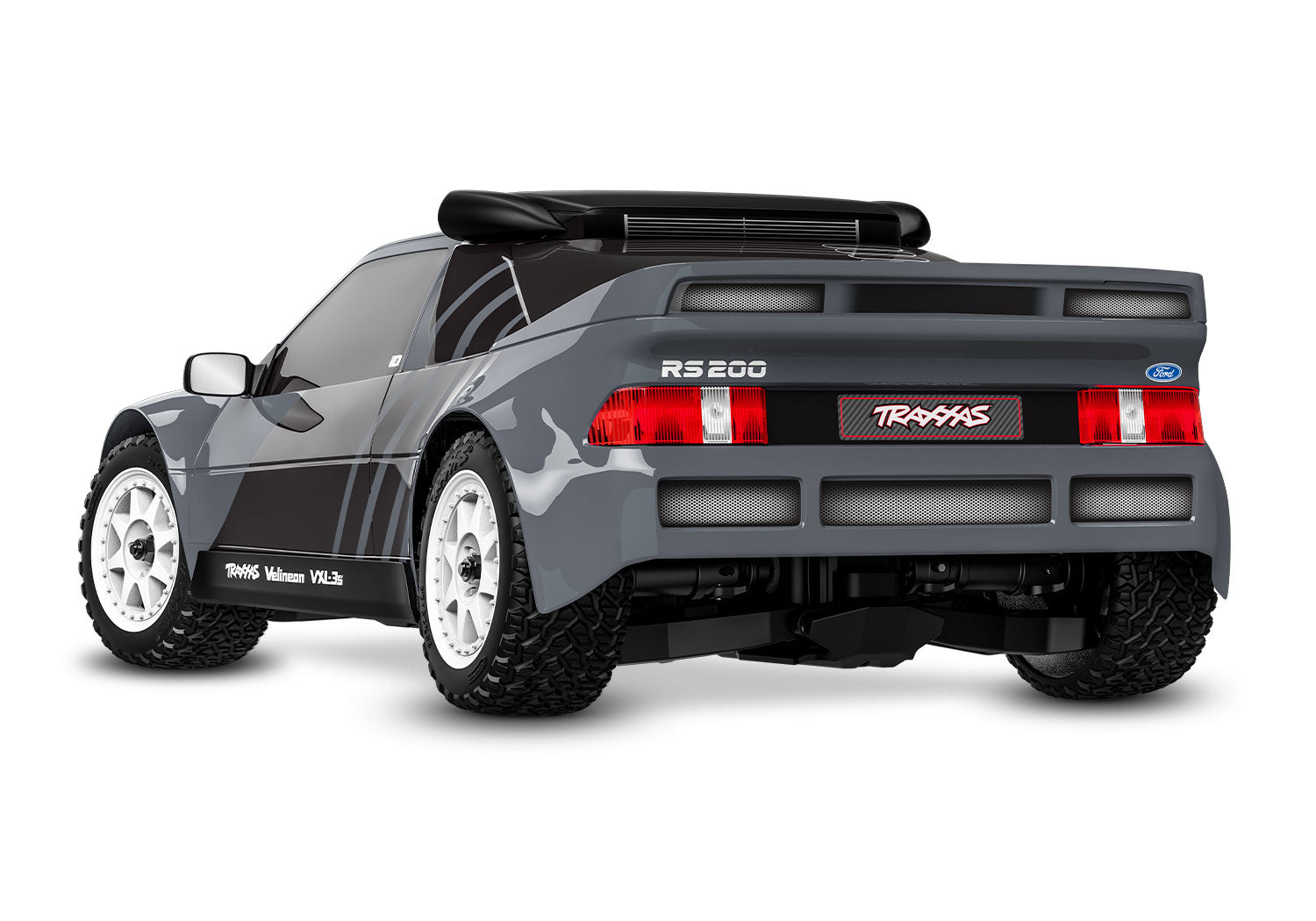 Traxxas Mini Rally VXL Ford Rs200 RC Vehicle - Gray (108046-1-GRAY) 31 CW-15442_1