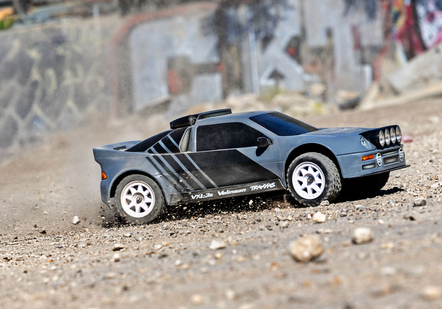 Traxxas Mini Rally VXL Ford Rs200 RC Vehicle - Gray (108046-1-GRAY) 31 CW-15442_20