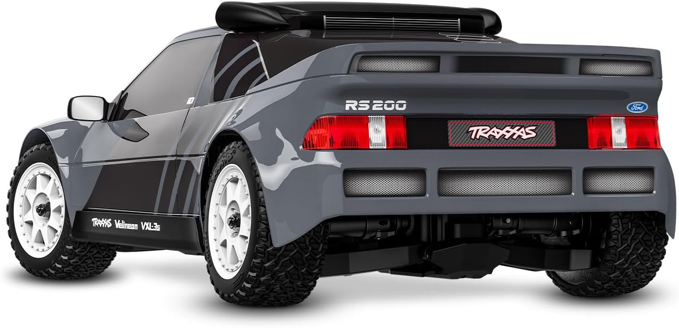Traxxas Mini Rally VXL Ford Rs200 RC Vehicle - Gray (108046-1-GRAY) 31 CW-15442_f96a4b42-9ba4-4a01-a5b4-42f1b5b0716c
