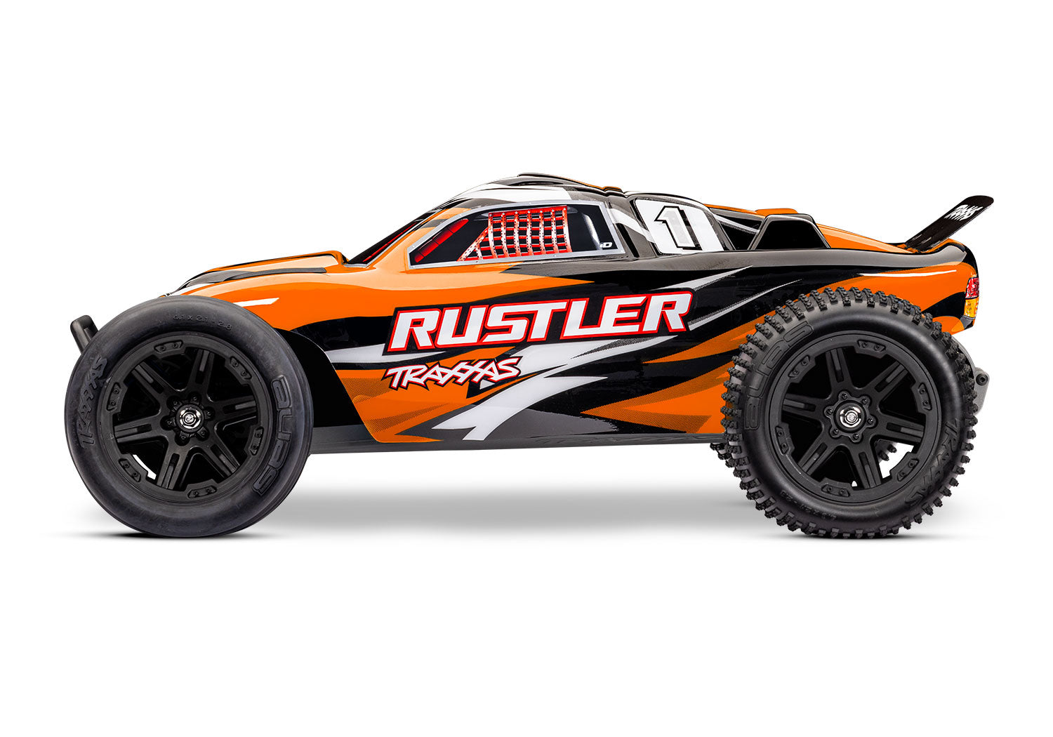 Traxxas Ruster 2WD XL-5 RC Vehicle w/ Battery (1/10) - Orange (37254-8-ORNGX) 31 CW-15474_1