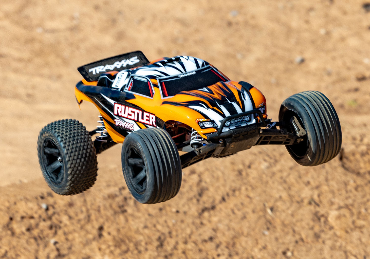 Traxxas Ruster 2WD XL-5 RC Vehicle w/ Battery (1/10) - Orange (37254-8-ORNGX) 31 CW-15474_19