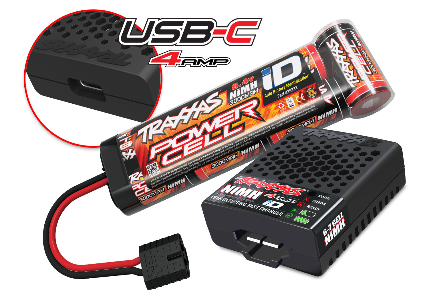 Traxxas Ruster 2WD XL-5 RC Vehicle w/ Battery (1/10) - Orange (37254-8-ORNGX) 31 CW-15474_9