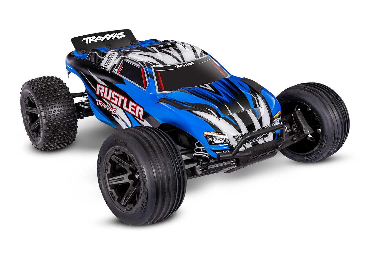 Traxxas Ruster 2WD XL-5 RC Vehicle w/ Battery (1/10) - BlueX 31 CW-15475