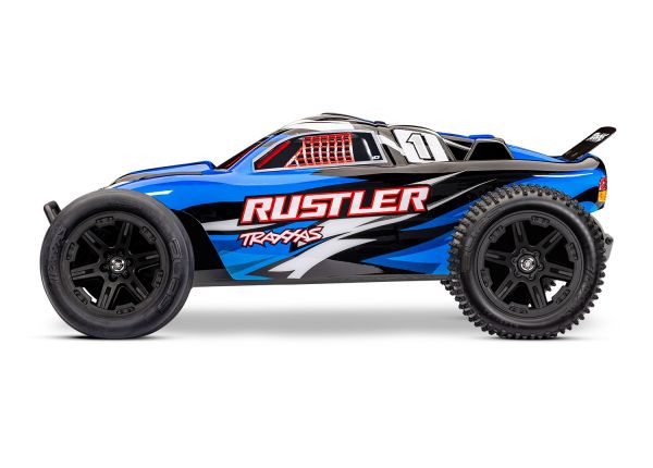 Traxxas Ruster 2WD XL-5 RC Vehicle w/ Battery (1/10) - BlueX 31 CW-15475_1