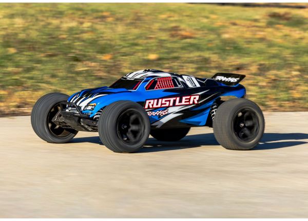 Traxxas Ruster 2WD XL-5 RC Vehicle w/ Battery (1/10) - BlueX 31 CW-15475_4