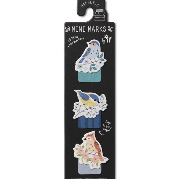 Birds Mini Marks Magnetic Bookmarks 20 CW-15477
