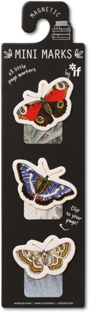 Butterflies Mini Marks Magnetic Bookmarks 20 CW-15478