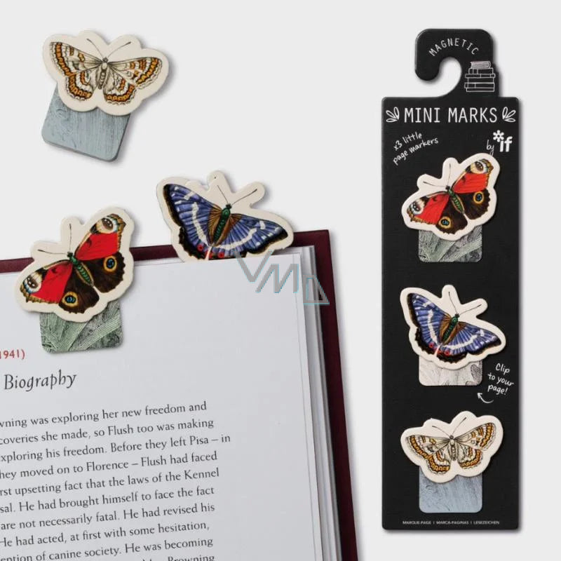 Butterflies Mini Marks Magnetic Bookmarks 20 CW-15478_5db19313-75a3-4b7c-b74d-10f90ed10901