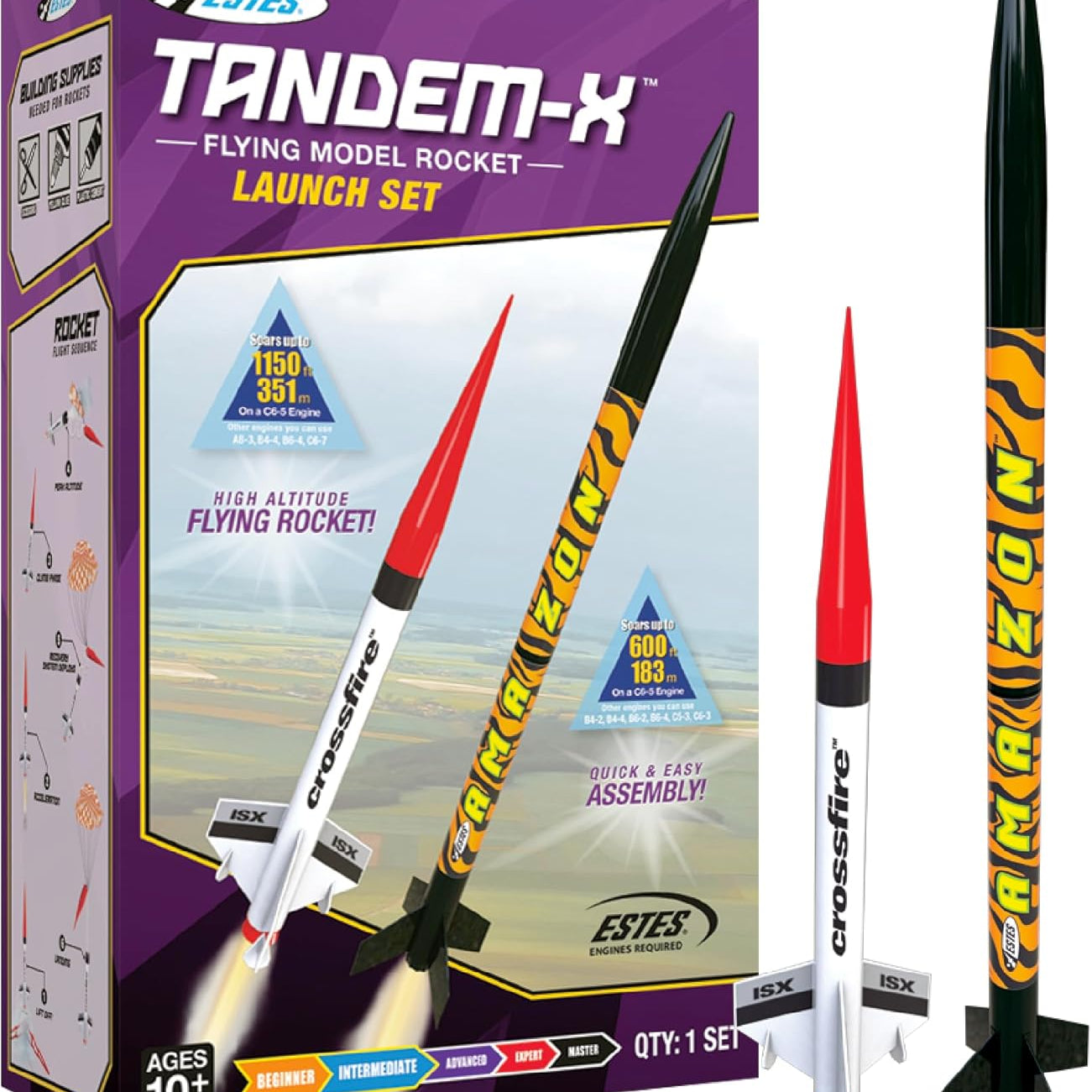 Estes Tandem-X Launch Set 31 CW-15492