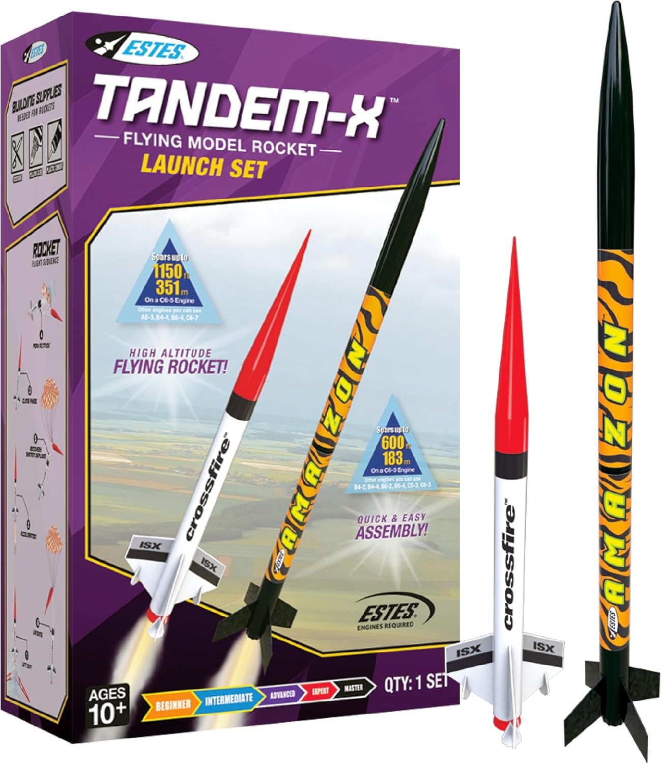 Estes Tandem-X Launch Set 31 CW-15492