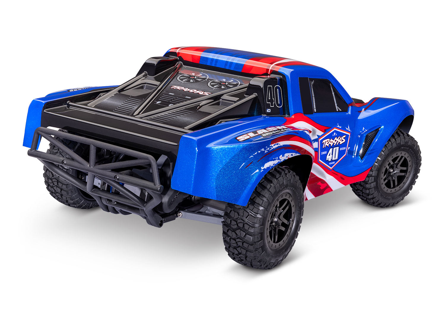 Traxxas 40th Anniversary Edition Slash 2WD Brushless RC Vehicle (1/10) - 58434-4-40TH 31 CW-15511_1