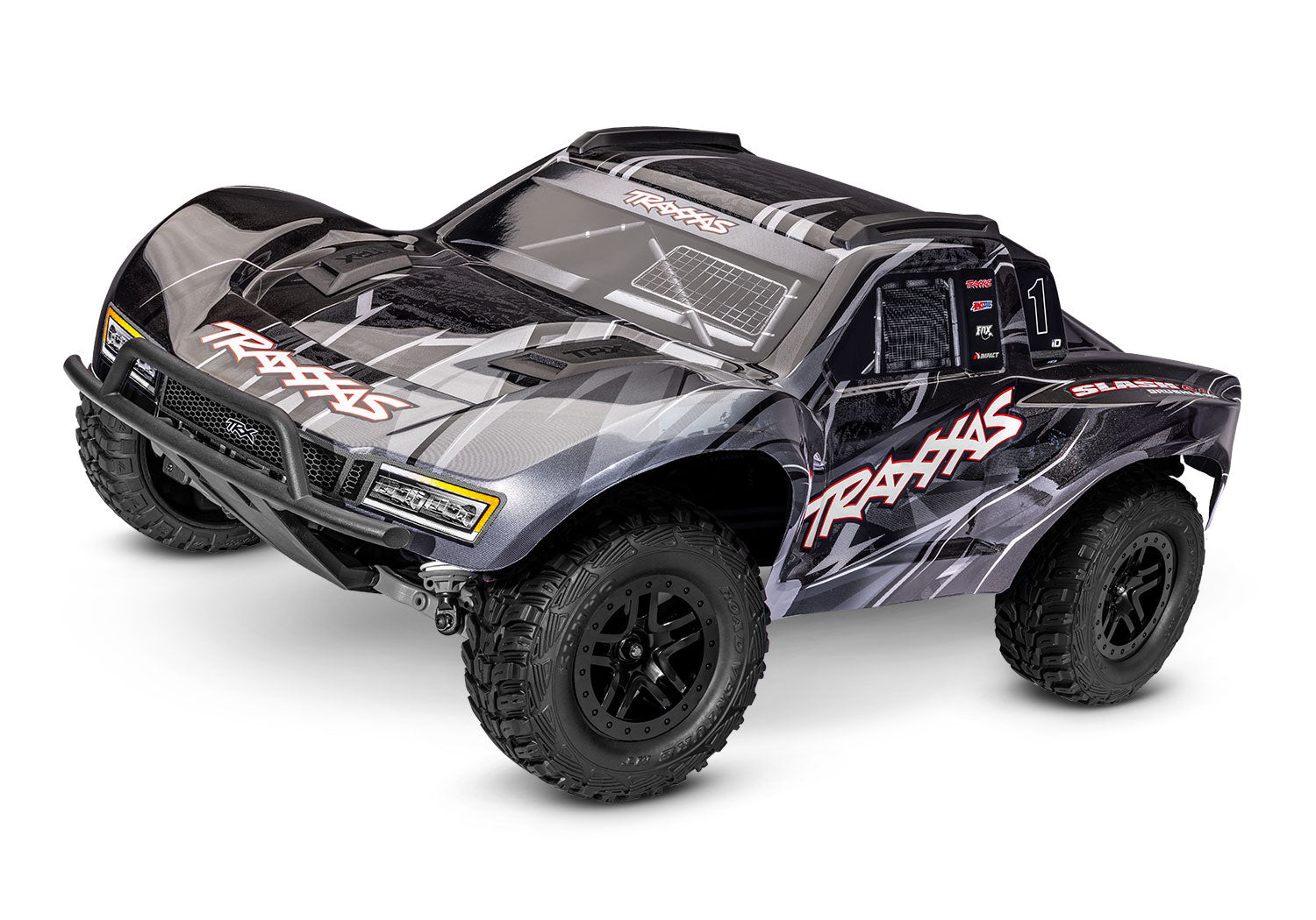 Traxxas Slash 4x4 Brushless RC Vehicle (1/10) - Black 68454-4-BLK 31 CW-15517