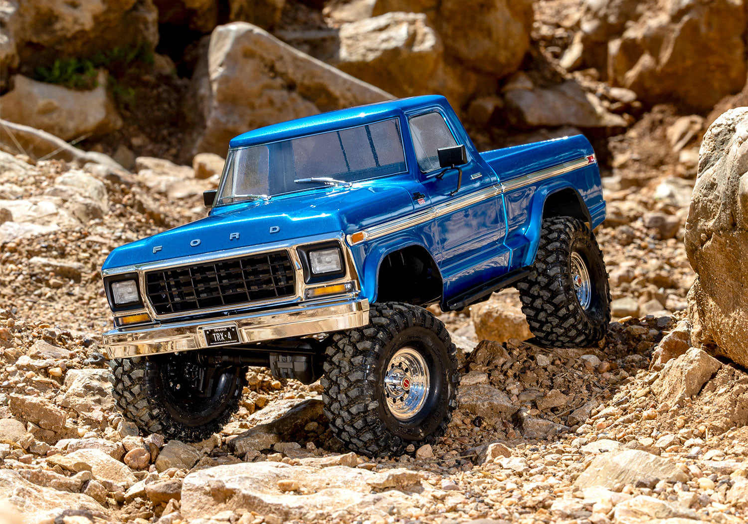 Traxxas TRX-4 Ford F-150 1/10 4WD RTR Trail Crawler - Blue 31 CW-15519_12