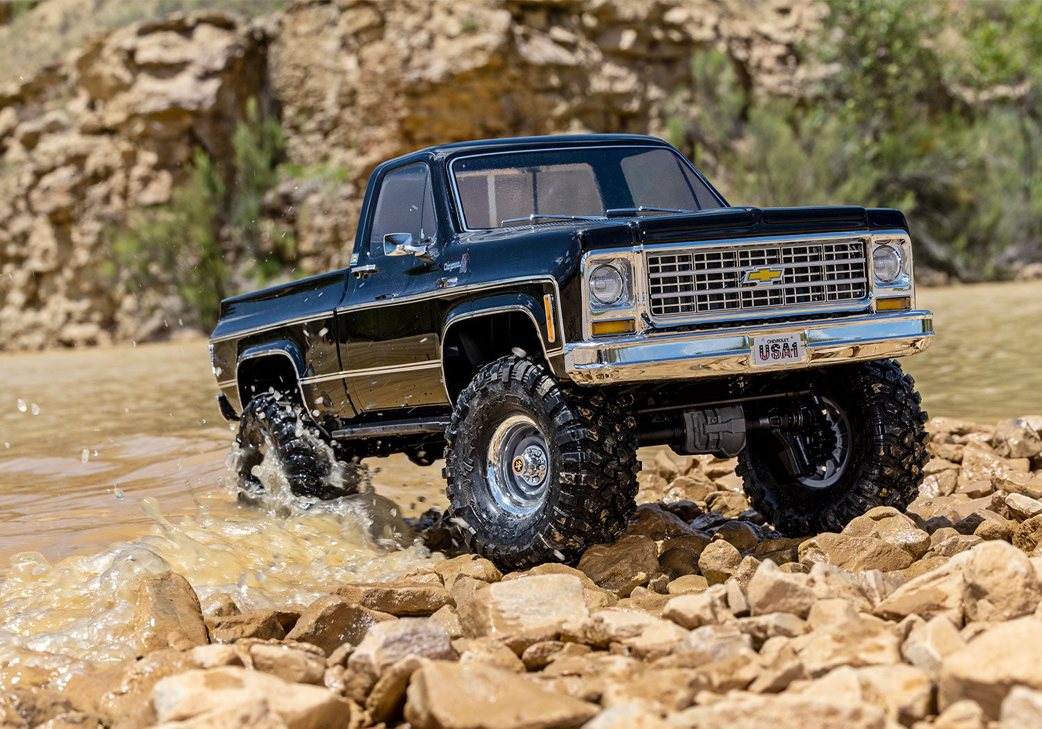Traxxas TRX-4 1979 Chevrolet K10 1/10 4WD RTR Trail Crawler - Black 31 CW-15520_2