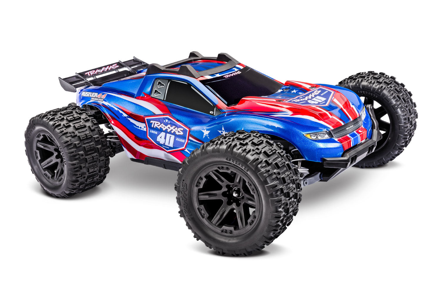 Traxxas 40th Anniversary Edition Rustler 4X4 Brushless RC Vehicle (1/10) - 67464-4-40TH 31 CW-15523