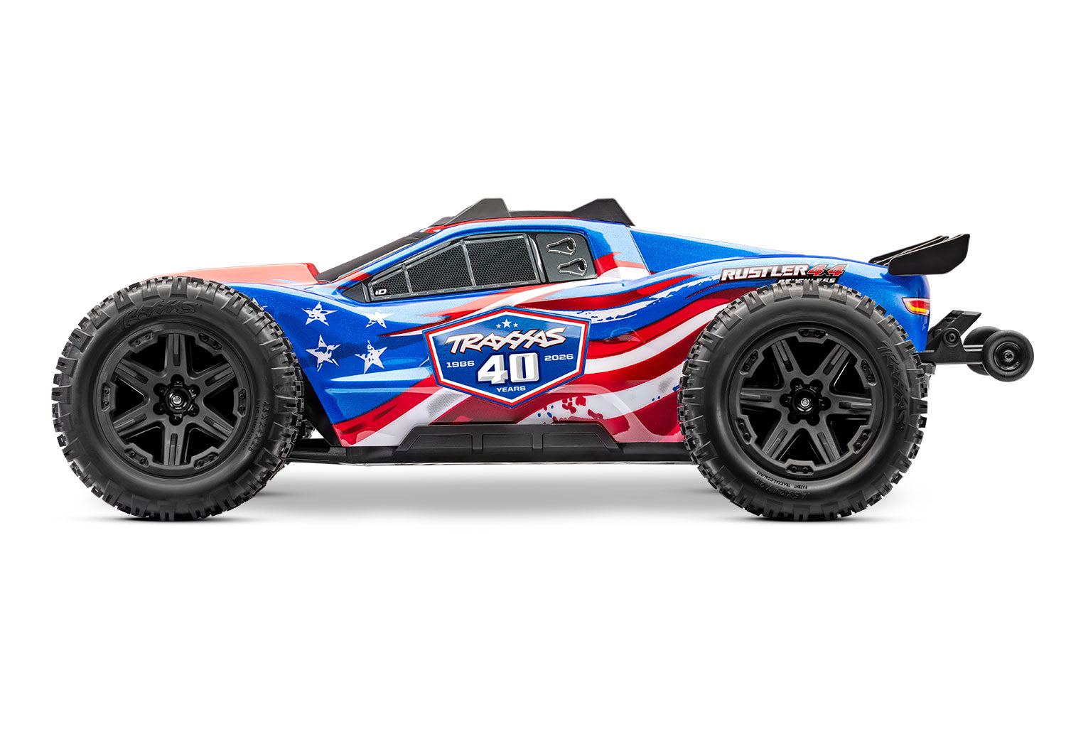 Traxxas 40th Anniversary Edition Rustler 4X4 Brushless RC Vehicle (1/10) - 67464-4-40TH 31 CW-15523_1