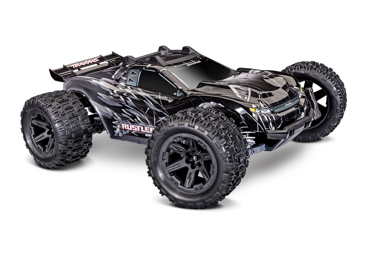 Traxxas Rustler 4X4 Brushless RC Vehicle (1/10) - Black 67464-4-BLK 31 CW-15524