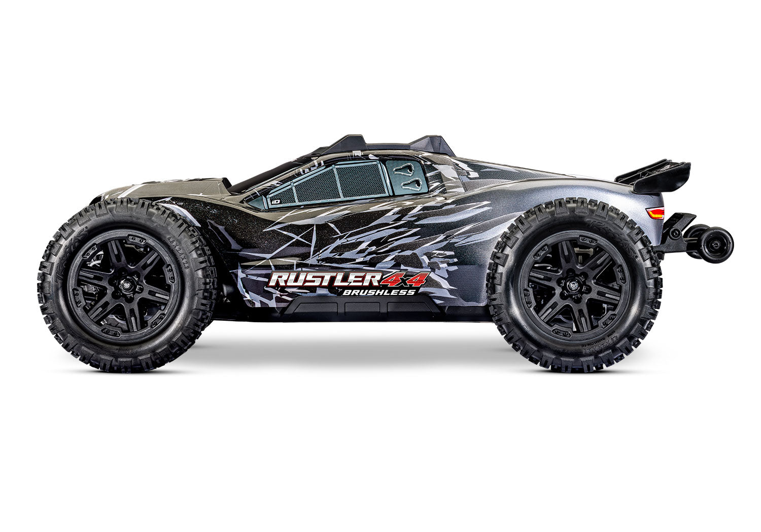 Traxxas Rustler 4X4 Brushless RC Vehicle (1/10) - Black 67464-4-BLK 31 CW-15524_1