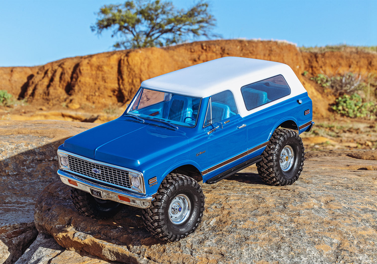 Traxxas TRX-4 Chevrolet Blazer RC Vehicle with Interior (1/10) - Blue (91076-4-BLUE) 31 CW-15696_19