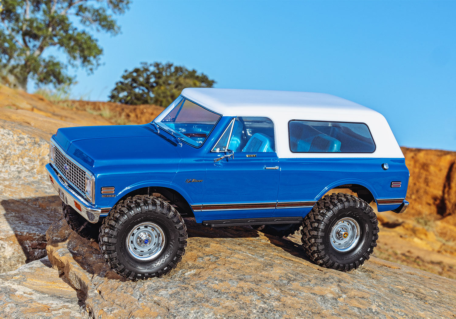 Traxxas TRX-4 Chevrolet Blazer RC Vehicle with Interior (1/10) - Blue (91076-4-BLUE) 31 CW-15696_20