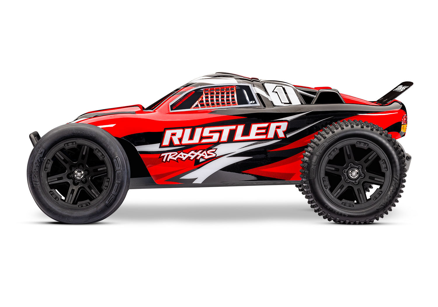 Traxxas Ruster 2WD XL-5 RC Vehicle w/ Battery (1/10) - 37254-8-REDX 31 CW-15701_1