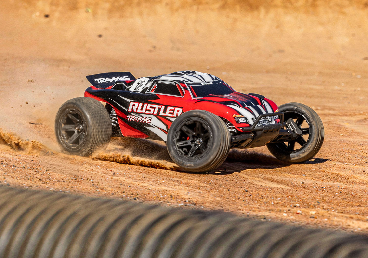 Traxxas Ruster 2WD XL-5 RC Vehicle w/ Battery (1/10) - 37254-8-REDX 31 CW-15701_11