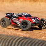 Traxxas Ruster 2WD XL-5 RC Vehicle w/ Battery (1/10) - 37254-8-REDX 31 CW-15701_11