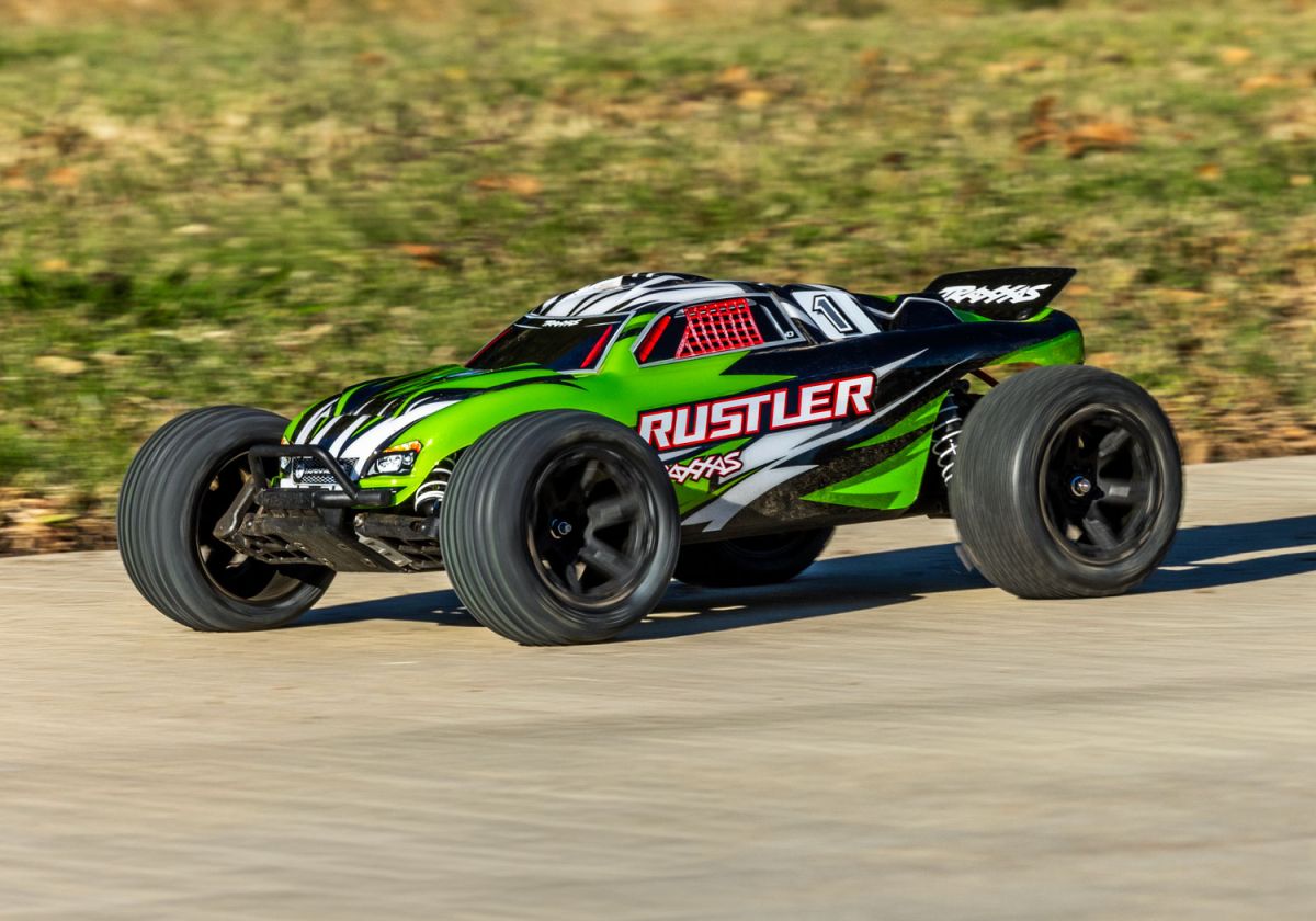 Traxxas Ruster 2WD XL-5 RC Vehicle w/ Battery (1/10) - 37254-8-GRNX 31 CW-15702_4