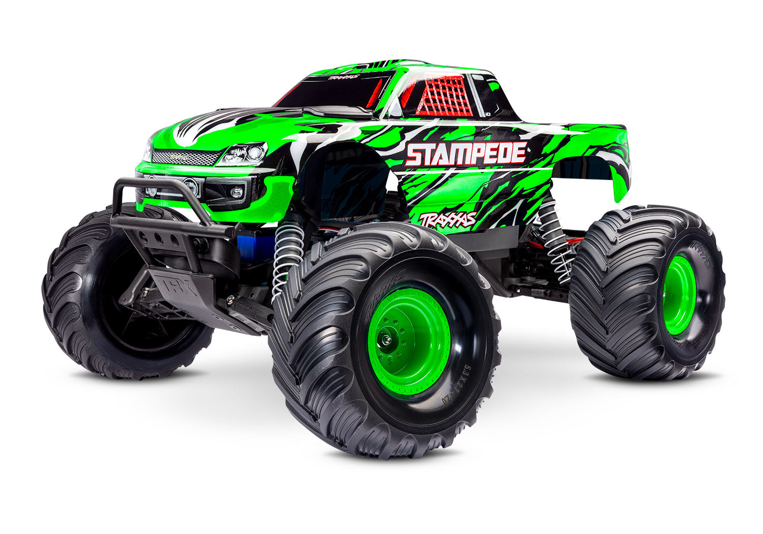 Traxxas Stampede 2WD XL-5 RC Vehicle W/ Battery (1/10) - Green (36254-8-GRNX) 31 CW-15704
