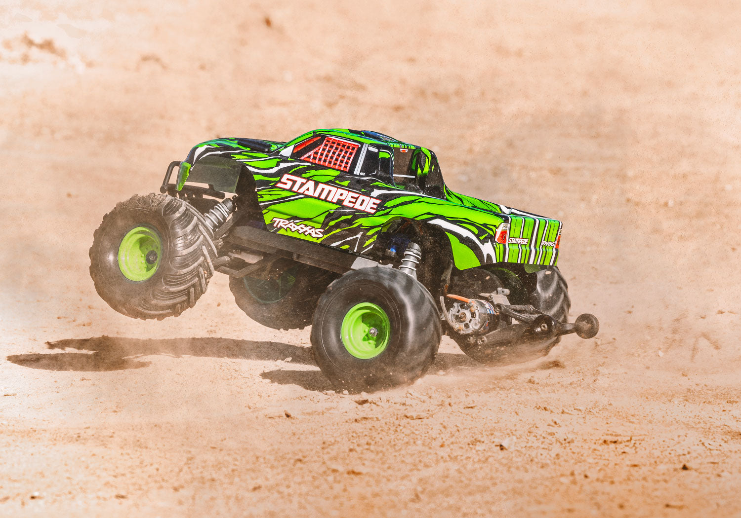 Traxxas Stampede 2WD XL-5 RC Vehicle W/ Battery (1/10) - Green (36254-8-GRNX) 31 CW-15704_7