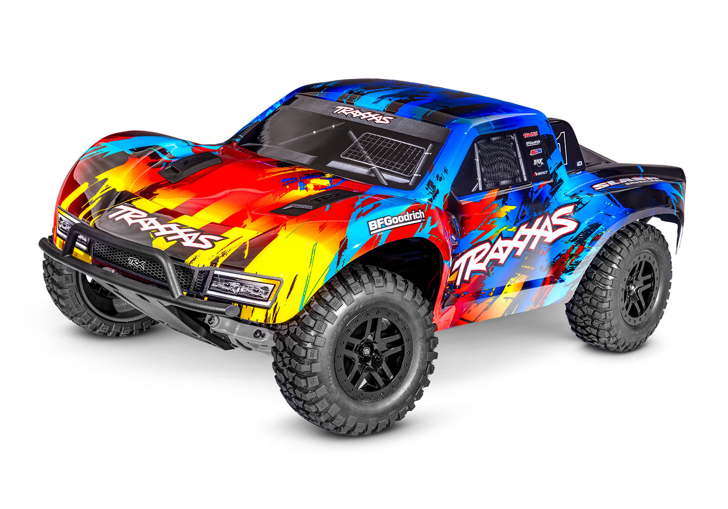 Traxxas Slash 2WD Brushless RC Vehicle (1/10) - 58434-4-RNRX 31 CW-15705