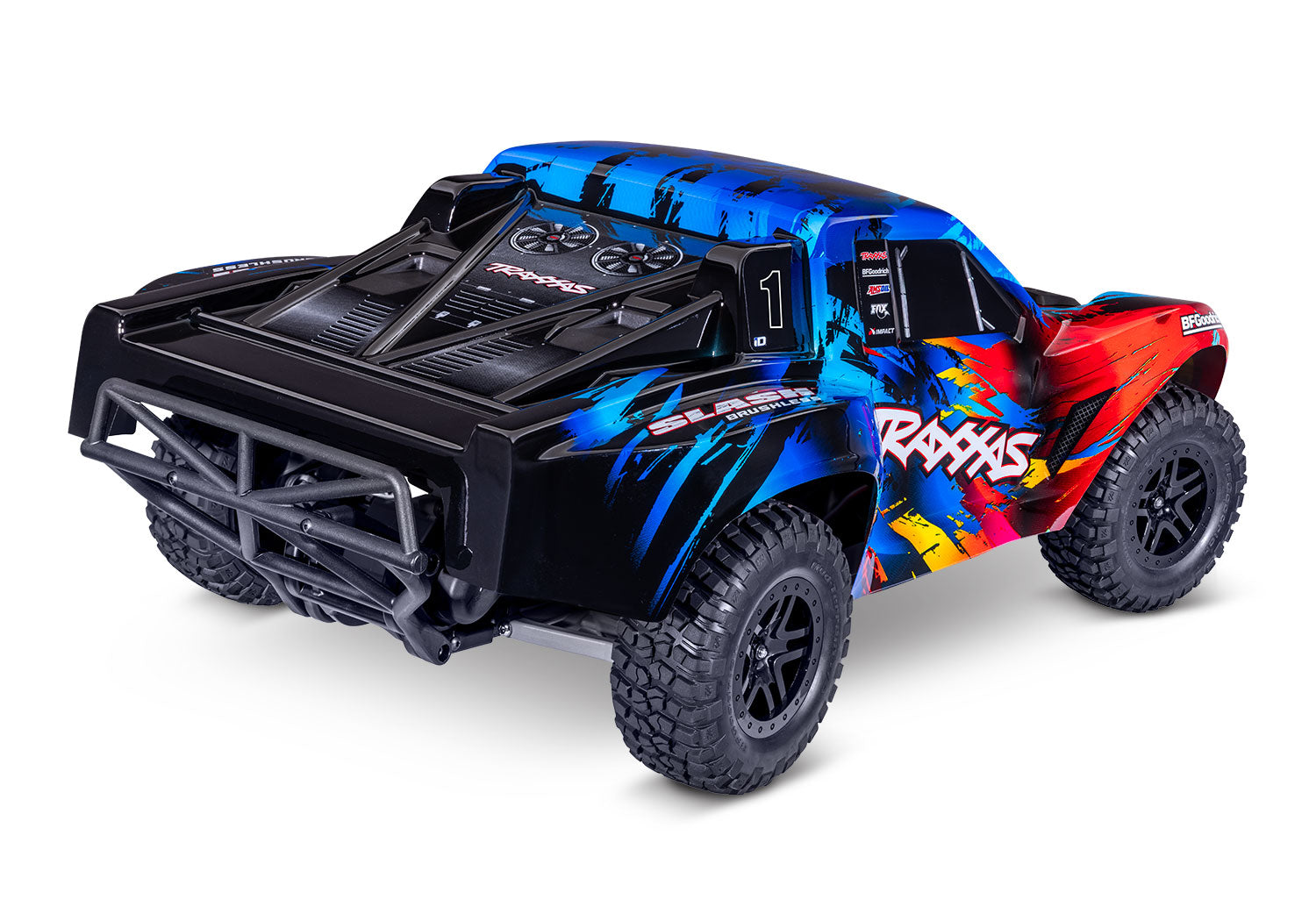 Traxxas Slash 2WD Brushless RC Vehicle (1/10) - 58434-4-RNRX 31 CW-15705_1