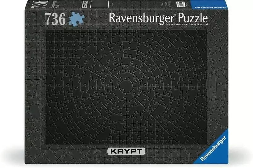 Krypt Black 736-Piece Jigsaw Puzzle from Ravensburger 20 CW-15759