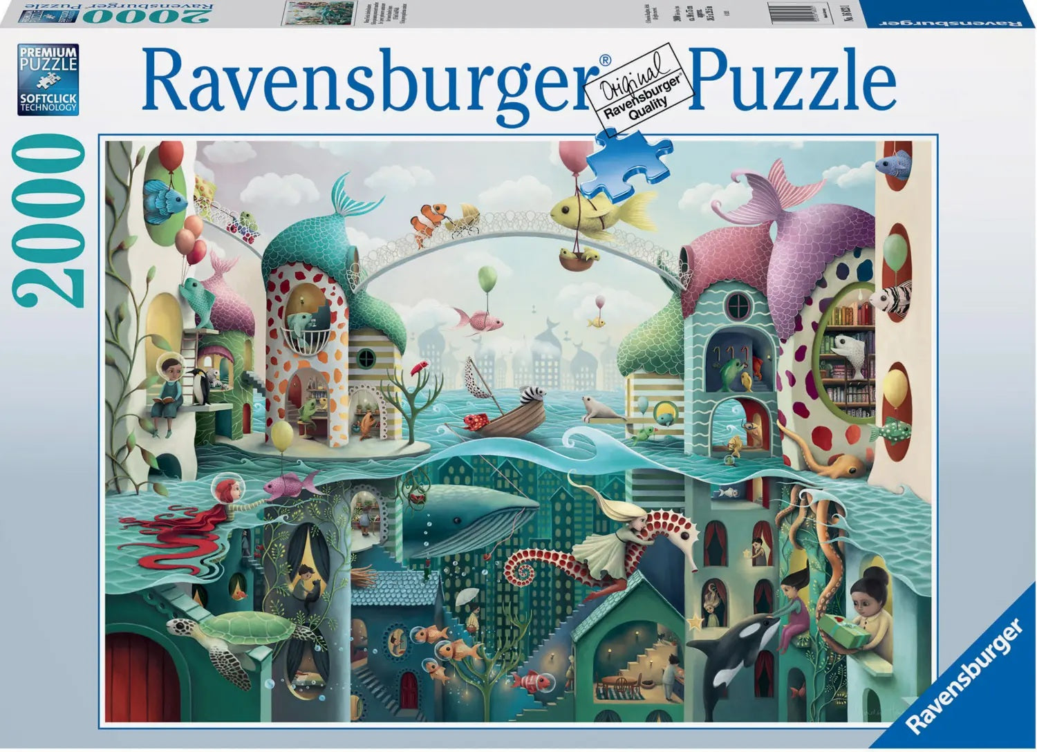 If Fish Could Walk 2000-Piece Jigsaw Puzzle from Ravensburger 20 CW-15804