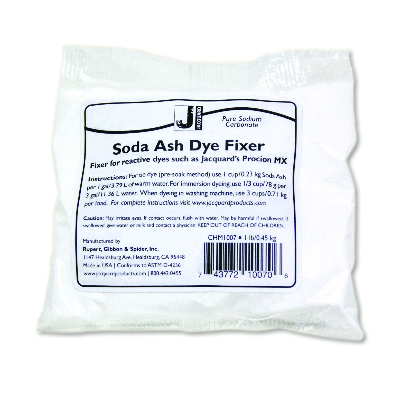 Soda Ash Dye Fixer 1Lb FL174124