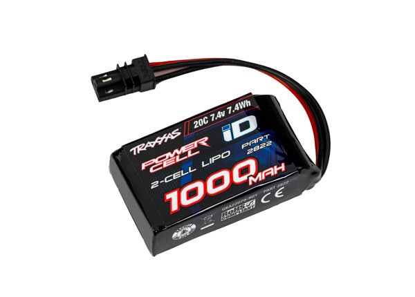 1000 Mah 7.4 Volt 2-Cell Lipo 31 FL177104